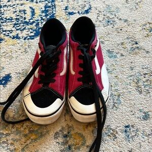 Kids' Stylish Pink and Black Sneakers